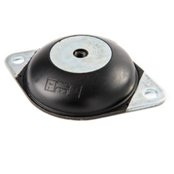 Silent Bloc Antivibratoire Universel 30x30 Mm - Filetage Femelle M6 - Dureté Shore 60 - Pour Motoculture - 13