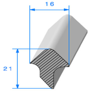 T Cellulaire <br /> [21 x 16 mm] <br /> Vendu au Mtre<br />