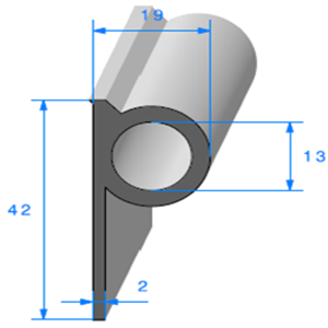 Note de Musique <br /> [42 x 13 mm] <br /> Vendu au Mtre<br />