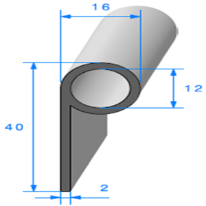 Note de Musique <br /> [40 x 16 mm] <br /> Vendu au Mtre<br />