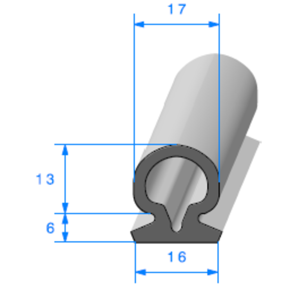 Compact Bourrelet 
 [19 x 17 mm] 
 Vendu au Mtre