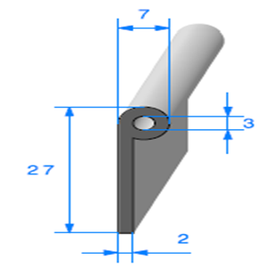 Note de Musique <br /> [27 x 7 mm] <br /> Vendu au Mtre<br />