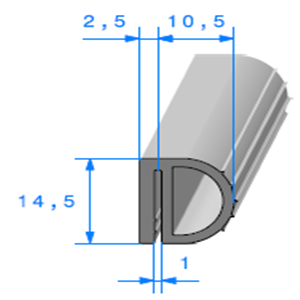 Isotherme <br /> [14,5 x 13 mm] <br /> Vendu au Mtre<br />