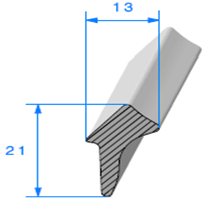 T Cellulaire <br /> [21 x 13 mm] <br /> Vendu au Mtre<br />