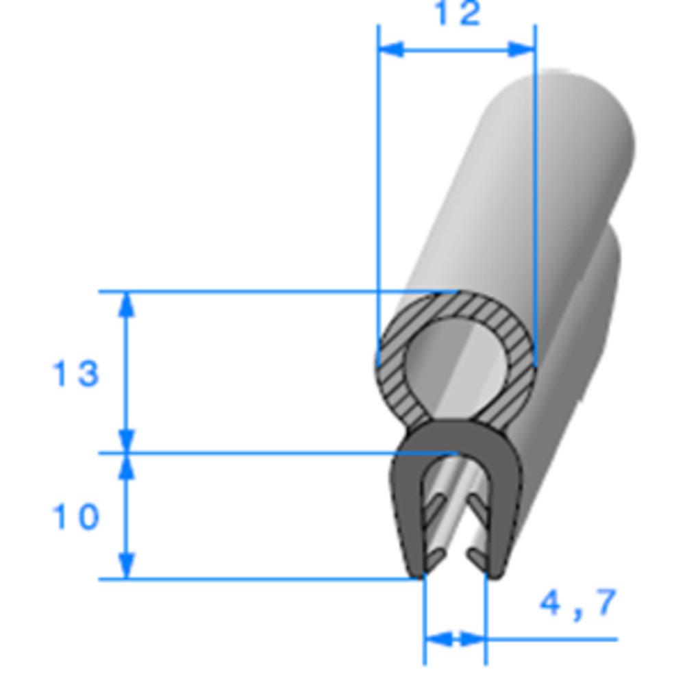 Joint compact bourrelet