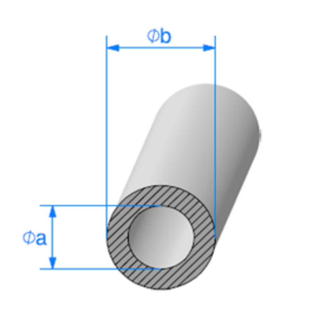 Rond EPDM Cellulaire 
 [16 x 26 mm] 
 Vendu au Mtre