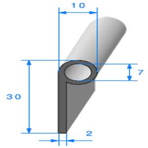 Note de Musique <br /> [30 x 10 mm] <br /> Vendu au Mtre<br />