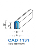 CAD1131N Profil NEO 
 65 Shore 
 Noir