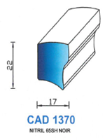 CAD1370B Profil NBR <br /> 65 Shore <br /> Blanc<br />