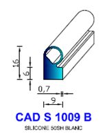 CADS1009B SILICONE Compact 
 50 Shore 
 Blanc