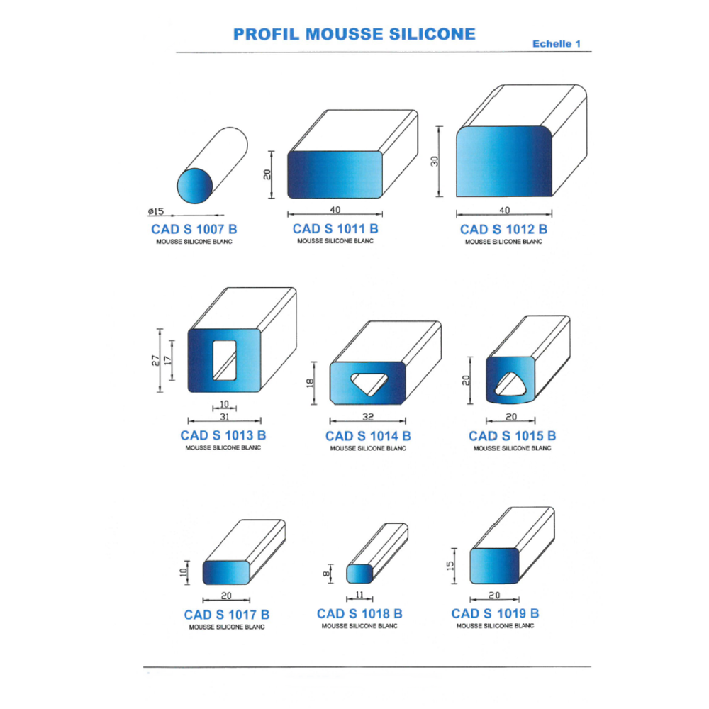 CADS1011B SILICONE Cellulaire 
 Blanc