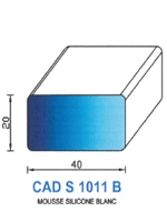 CADS1011B SILICONE Cellulaire 
 Blanc