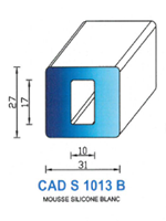 CADS1013B SILICONE Cellulaire 
 Blanc