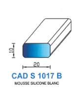 CADS1017B SILICONE Cellulaire 
 Blanc