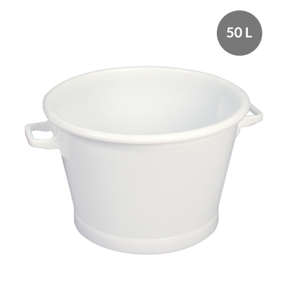 Baquet rond 
 Blanc