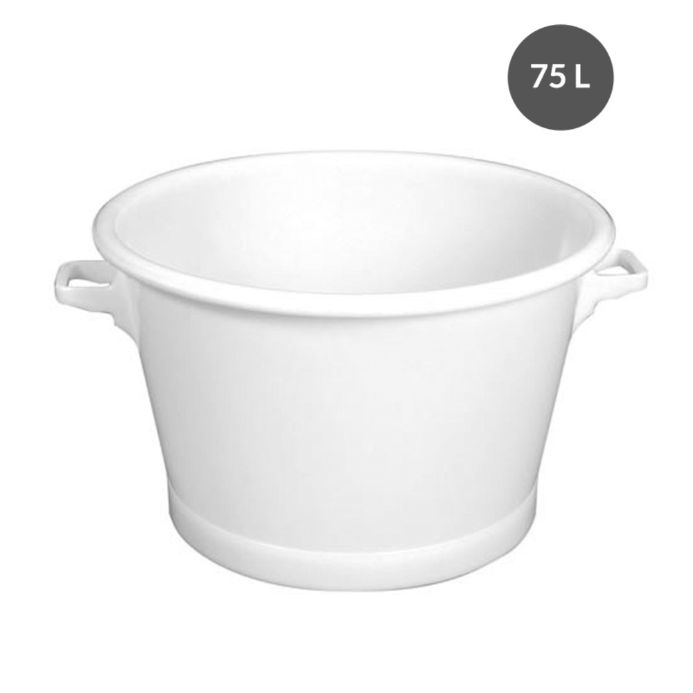 Baquet rond 
 Blanc