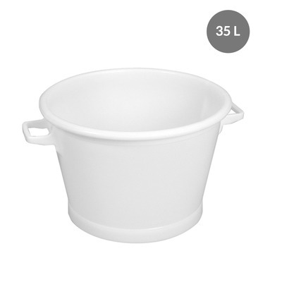 Baquet rond <br /> Blanc<br />