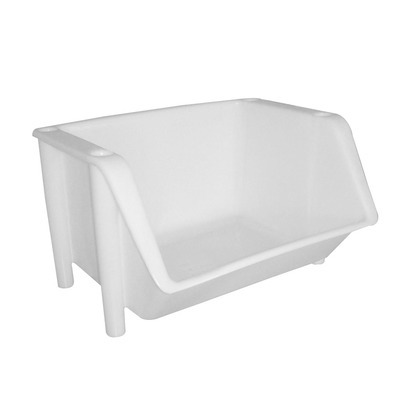 Baquet Rond Alimentaire 55 Litres - Blanc, Renforcé, Pour Cuisine, Brasserie, Stockage