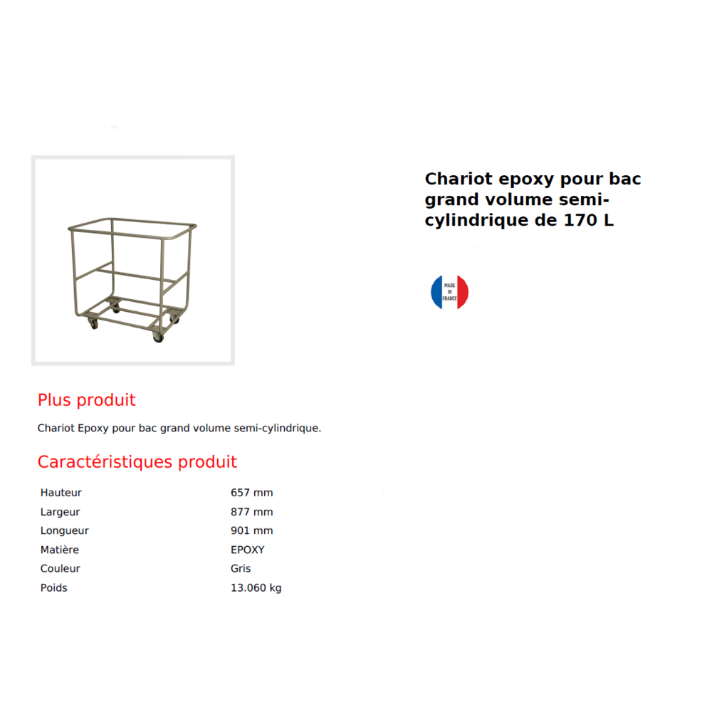 Chariot roulant pour patire