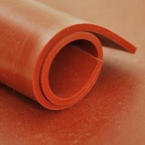 Feuille Silicone Rouge <br /> [EP 2 mm] <br /> Vendu au Mtre Linaire 1m = 1,2 m<br />