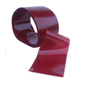 Lanière PVC Rouge <br /> [200 x 2 mm] <br /> Vendu en Couronne (50 ML)<br />